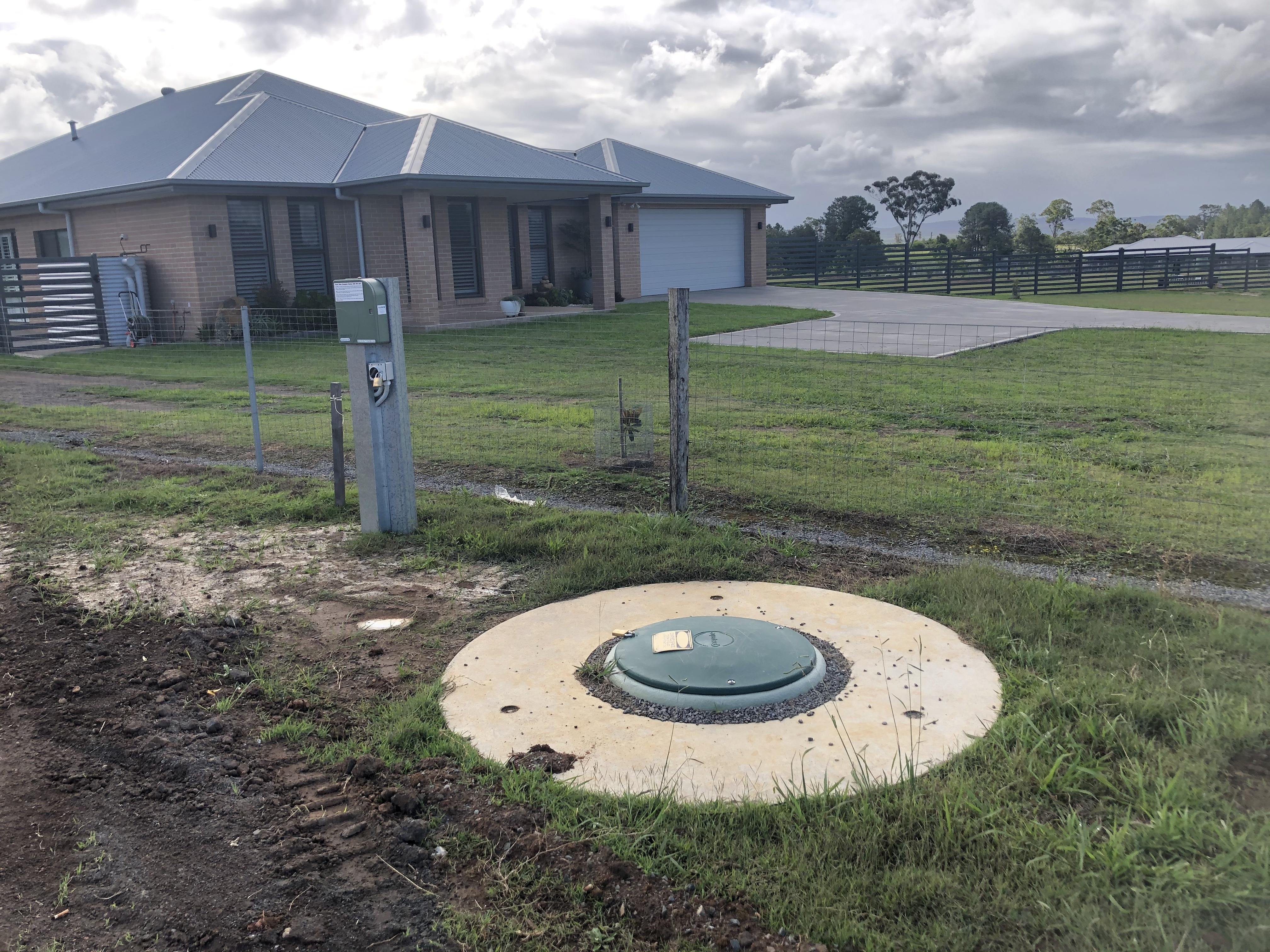 An example of a pressure sewer system