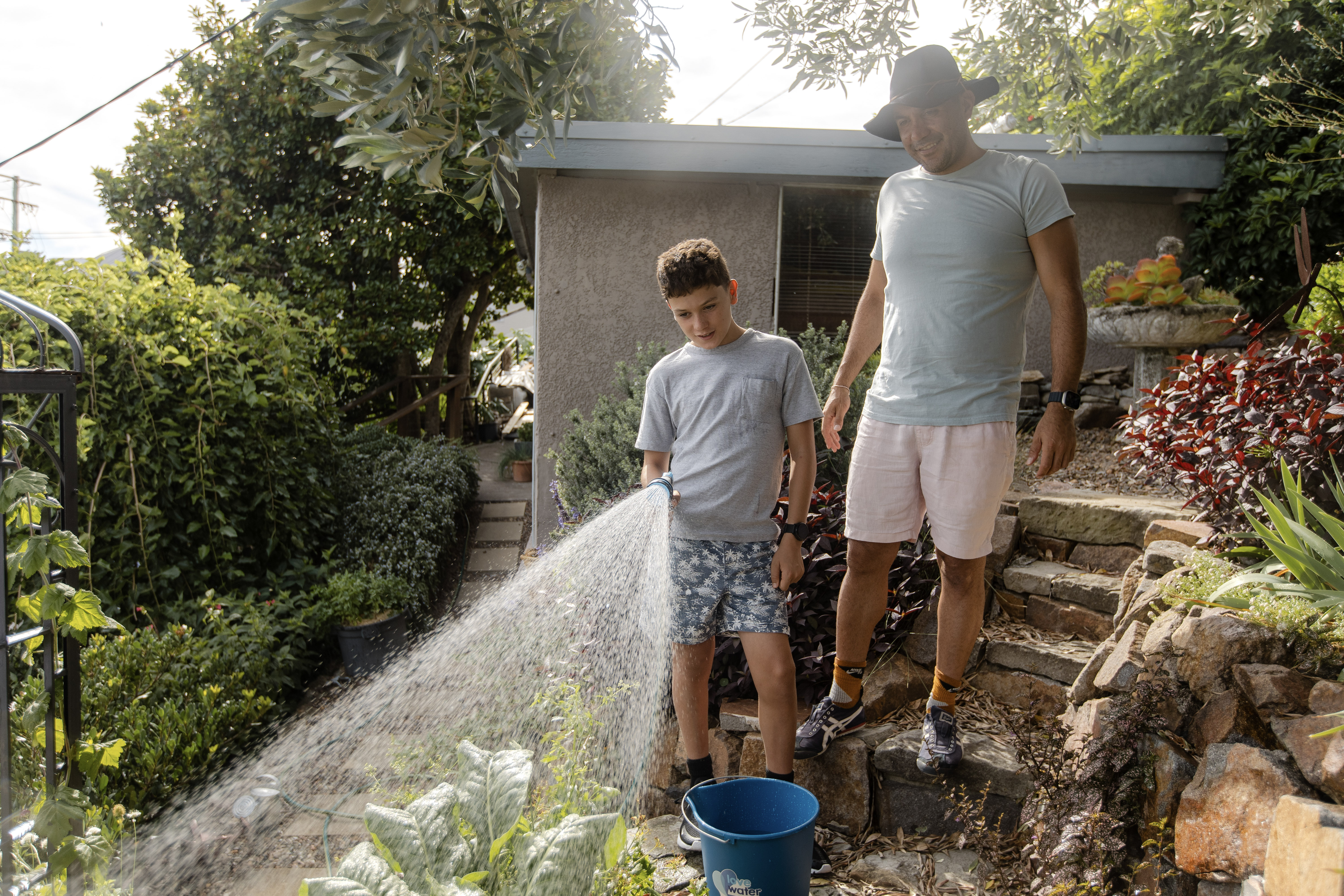 Family waters garden