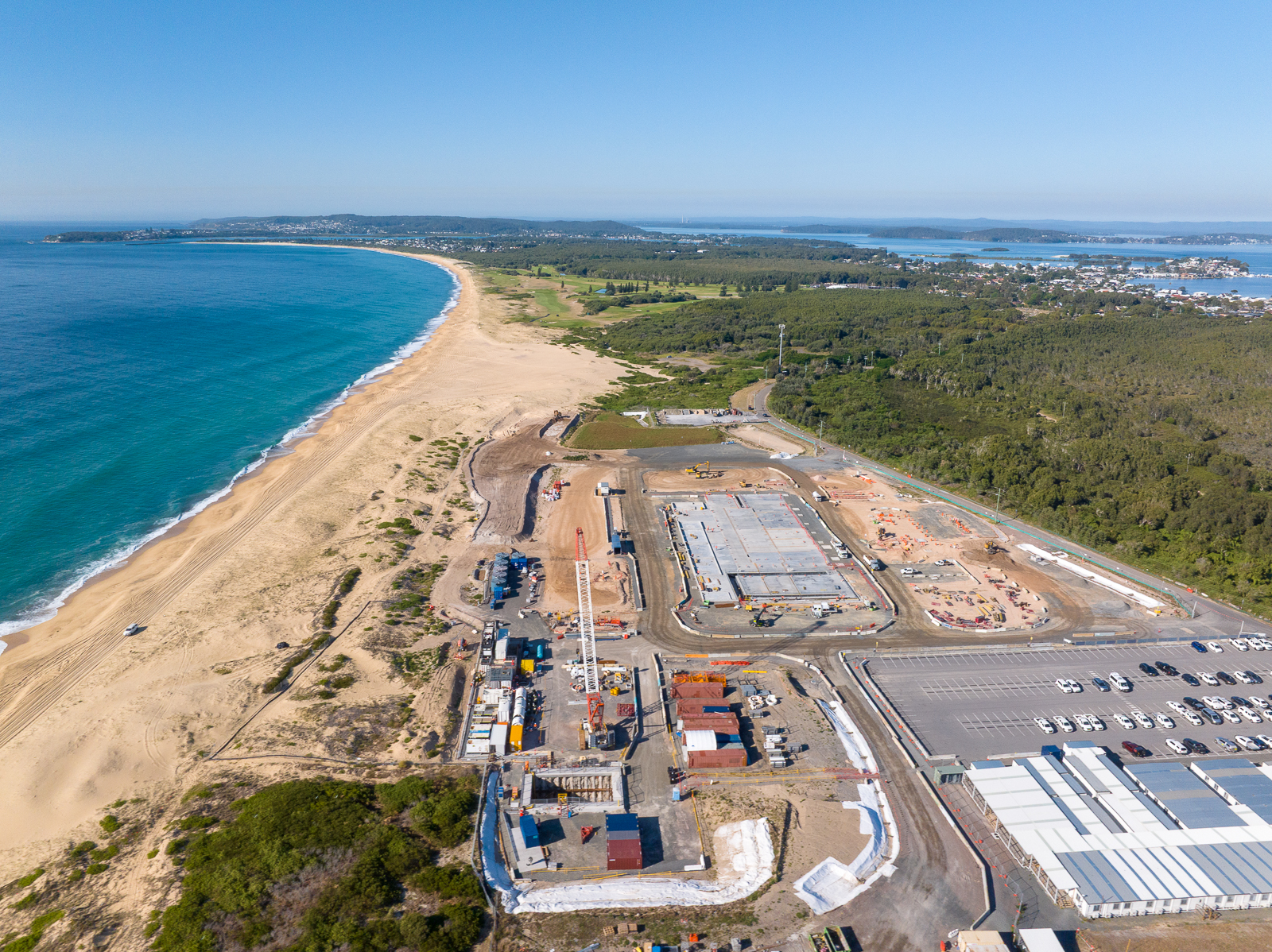 December 2025 aerial image of desalination site