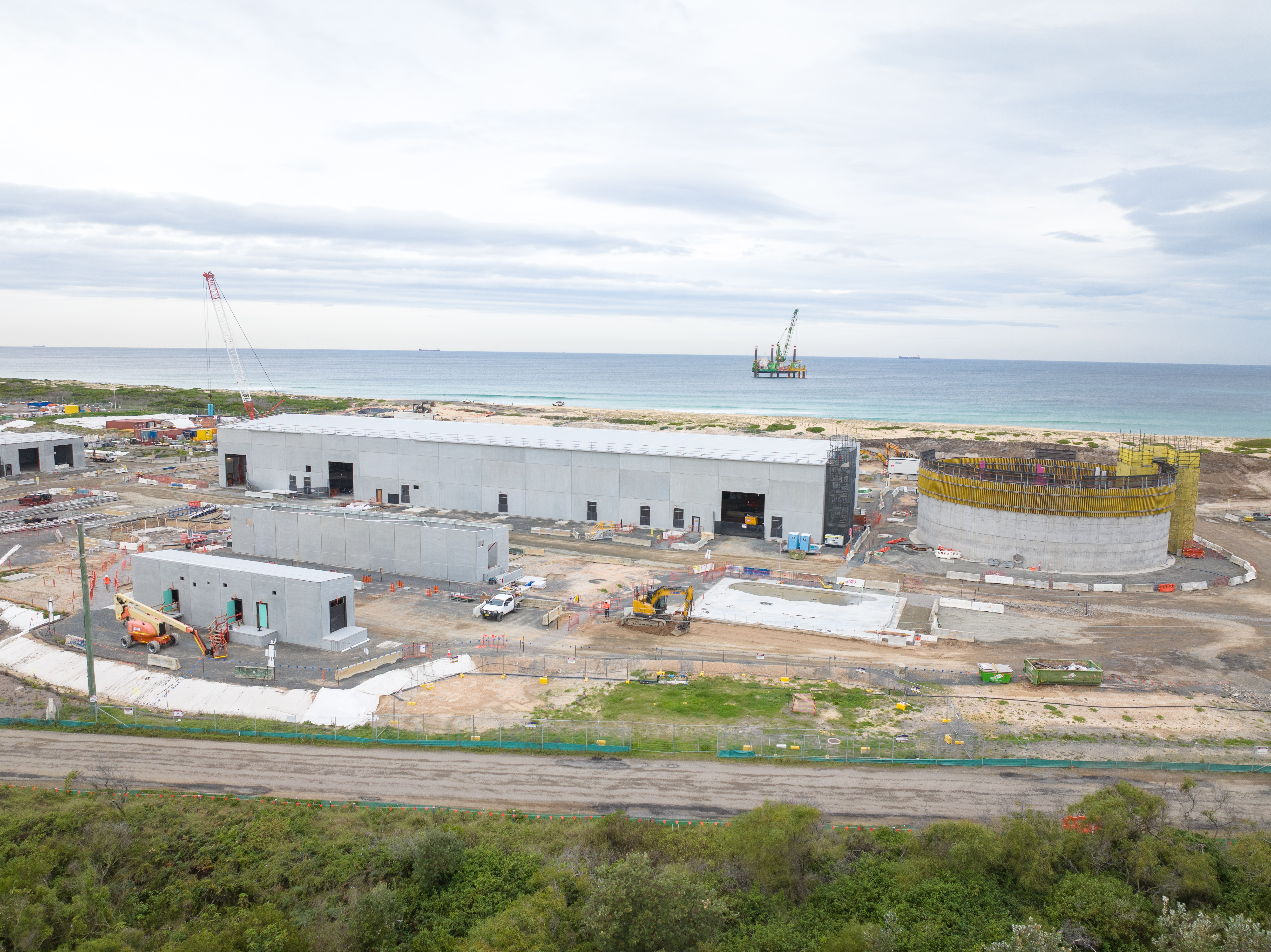 June 2026 aerial image of desalination site