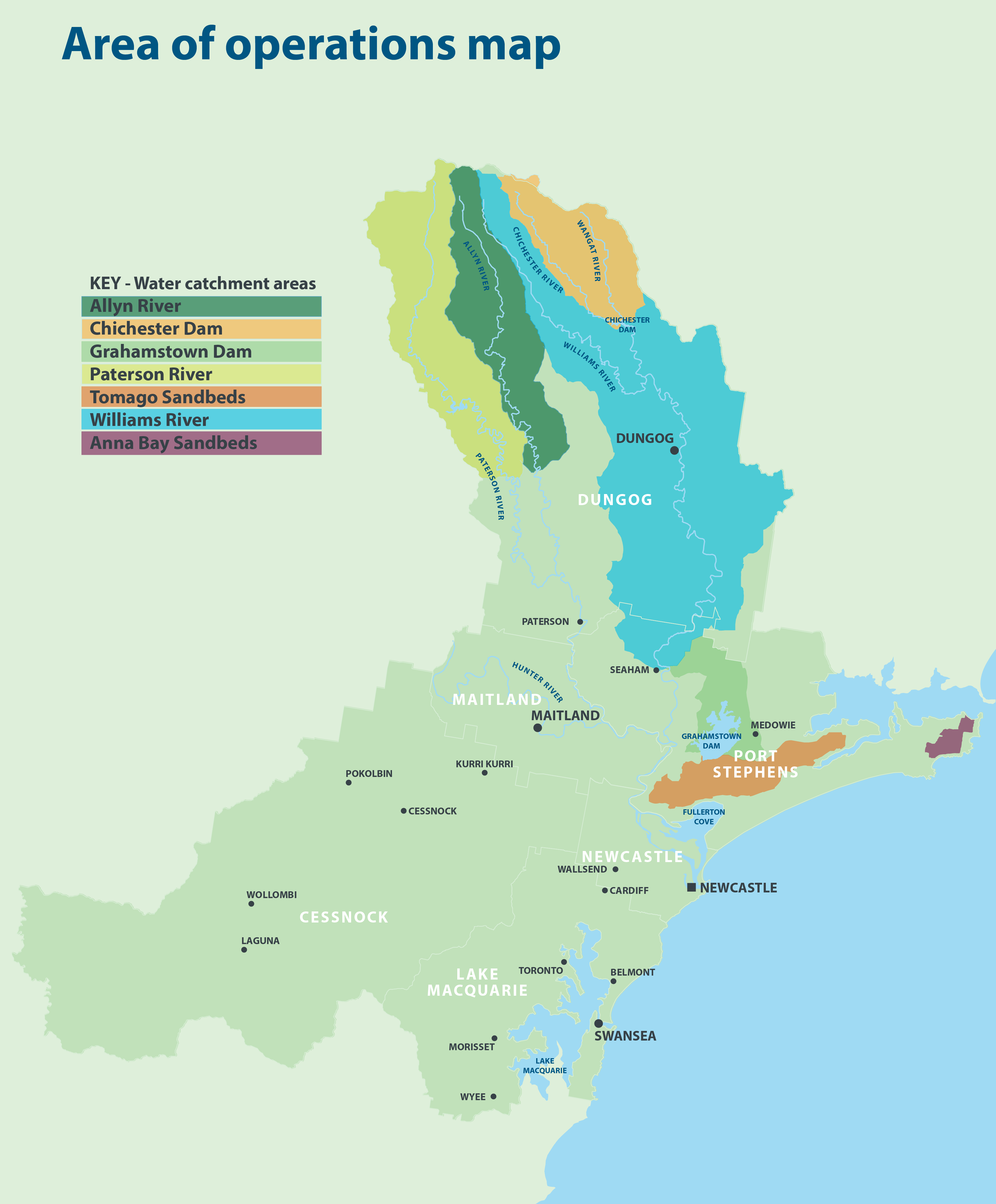 Learn about what we do, statistics and areas we service. Hunter Water